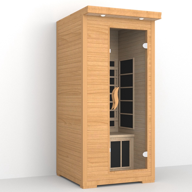 Customized Modern 1 Person Indoor Dry Sauna Room Far Infrared Sauna Room